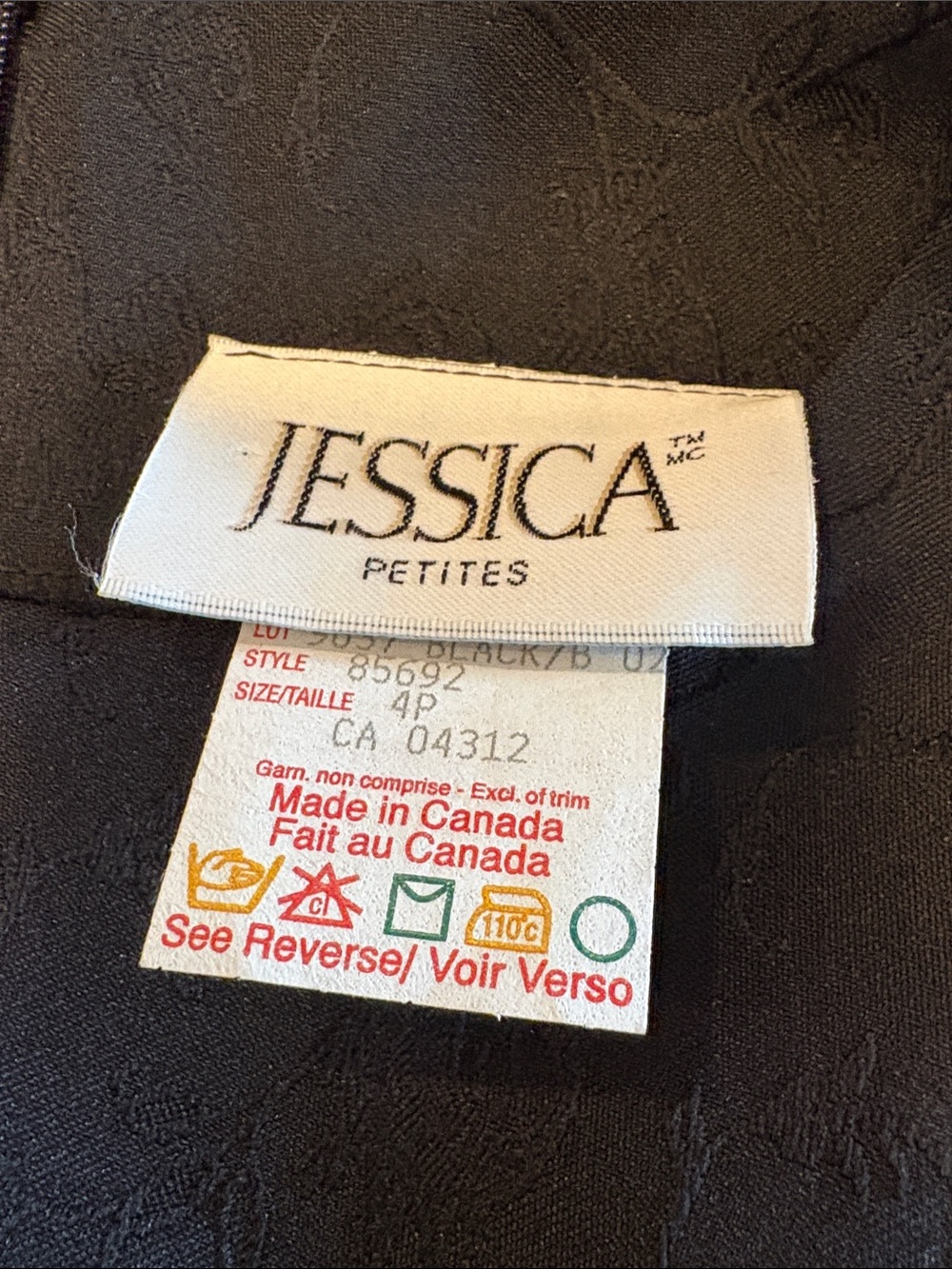 Jessica Petite Dress with Matching Jacket Set - Size 4 - Picture 10 of 11